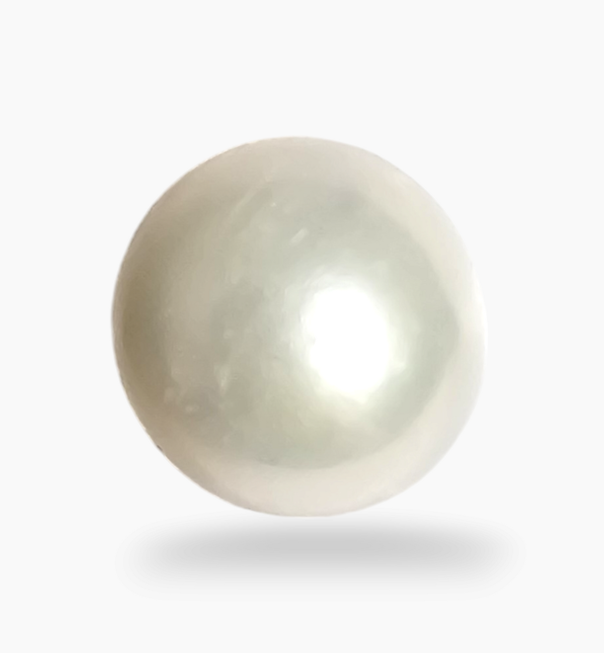 Natural Pearl Moti Stone 4.46 Carats Round Shape Size 8.5x8.5mm