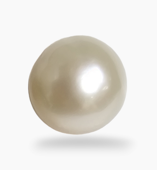 Natural Pearl Moti Stone 4.55 Carats Round Shape Size 8.5x8.5mm