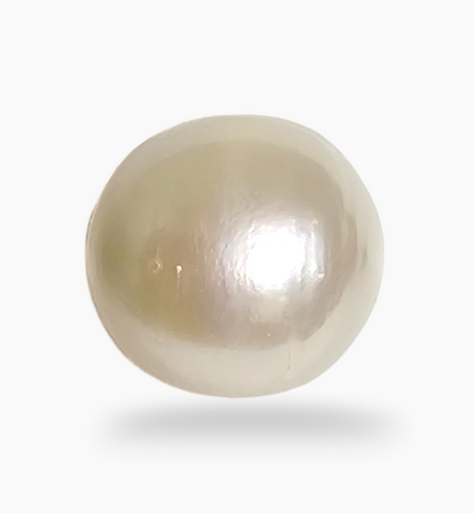 Natural Pearl Moti Stone 4.70 Carats Round Shape Size 8.5x9mm