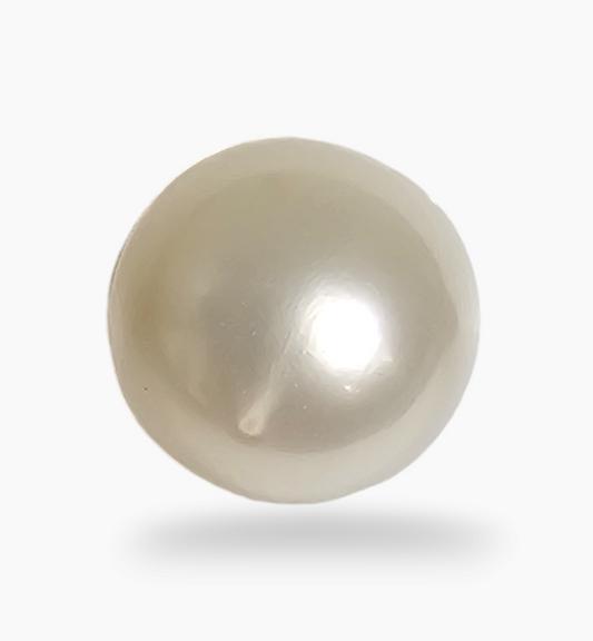 Natural Pearl Moti Stone 5.03 Carats Round Shape Size 9x9mm