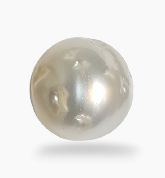 Natural Pearl Moti Stone 5.47 Carats Round Shape Size 9.2x9.2mm