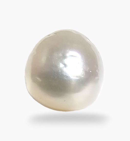 Natural Pearl Moti Stone 5.95 Carats Round Shape Size 9.5x9.5mm