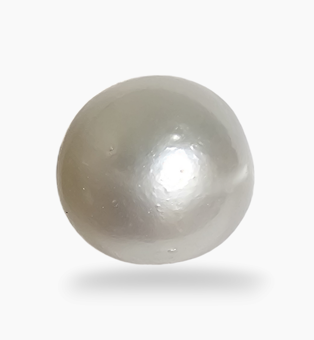 Natural Pearl Moti Stone 6.45 Carats Round Shape Size 9.8x9.8mm