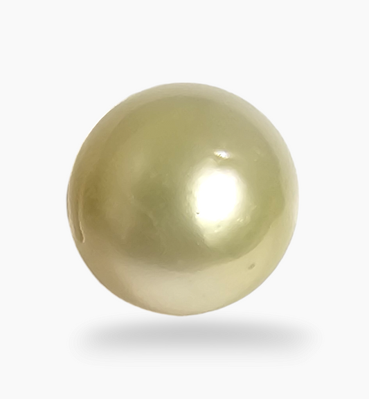 Natural Pearl Moti Stone 7.86 Carats Round Shape Size 10.4x10.4mm