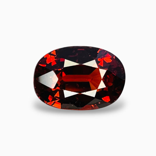 Natural Spessartite Garnet Stone 5.06 Carats Oval Shape Size 7.5X10.7mm