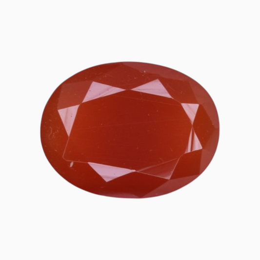 Natural Agate Aqeeq Stone 9.19 Carats Oval Cut Shape ( 18x13 mm )