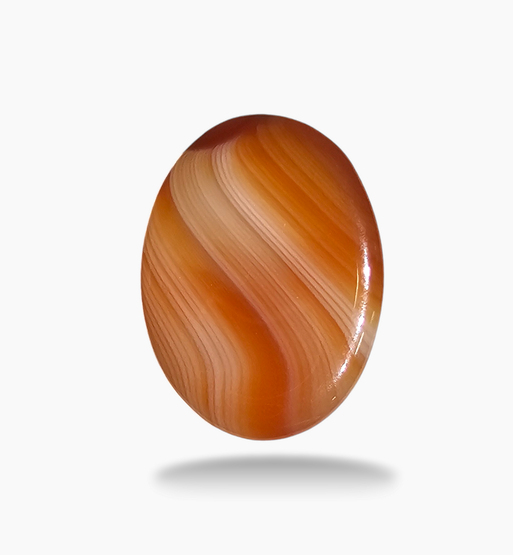 Superior Agate Stone (Aqeeq) Fancy Cut 14.50 Carats 19.2x14.3mm
