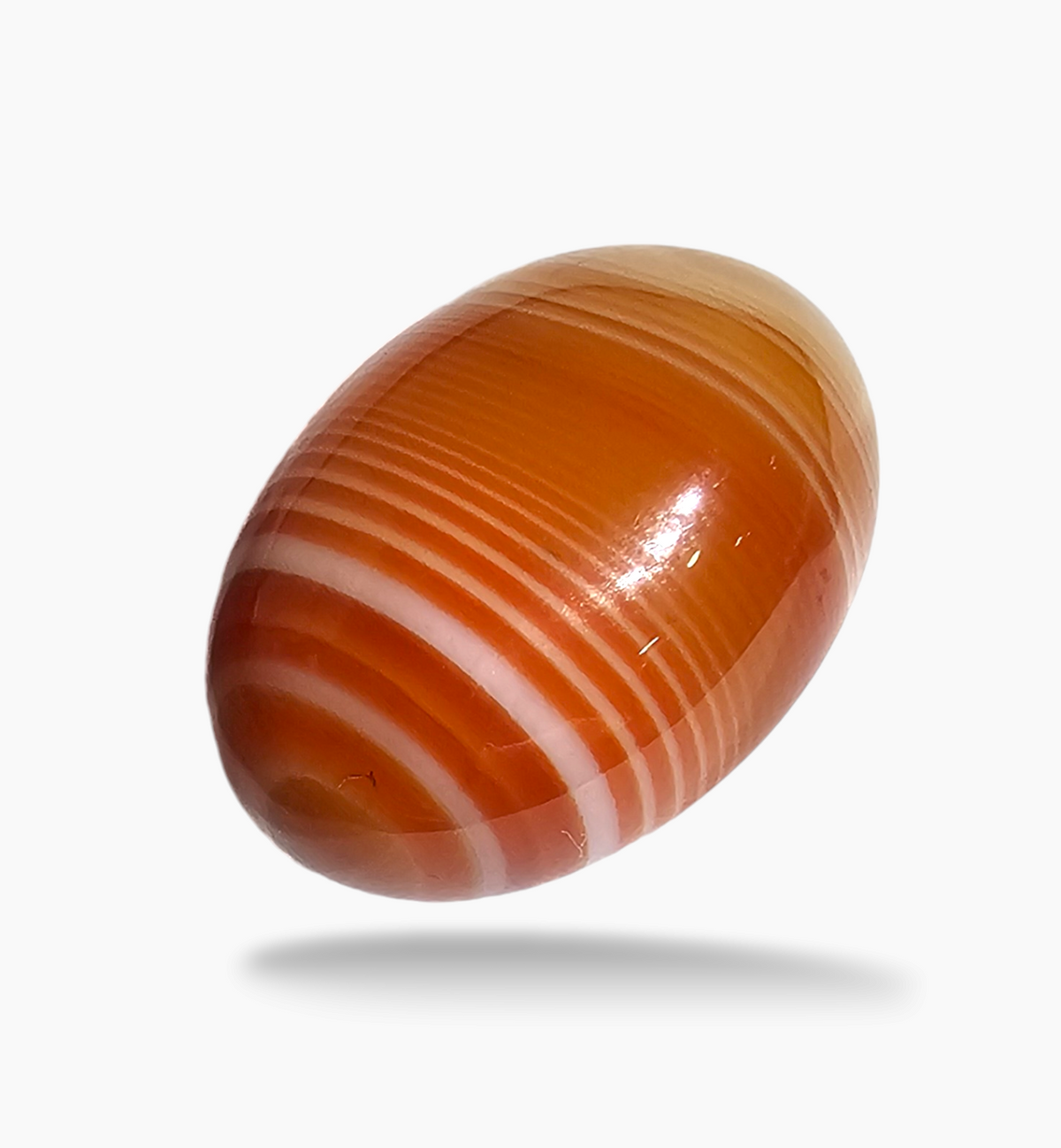 Superior Agate Stone (Aqeeq) Fancy Cut 14.51 Carats 17.5x13mm