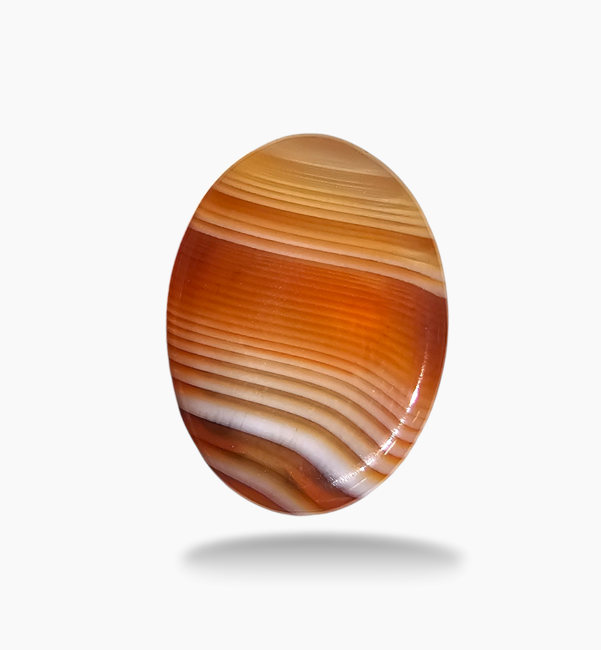 Superior Agate Stone (Aqeeq) Fancy Cut 14.51 Carats 17.5x13mm