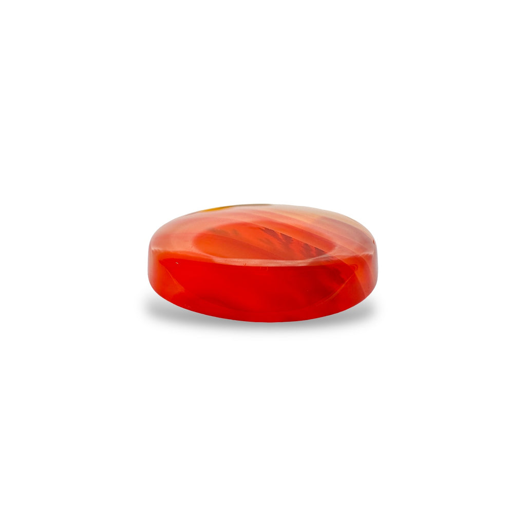 Superior Agate Stone (Aqeeq) 23.47 Carats 24.5x14.5 mm