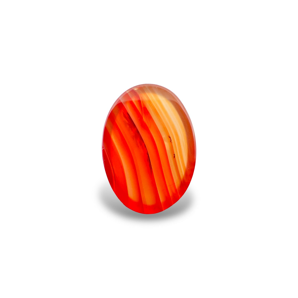 Superior Agate Stone (Aqeeq) 23.47 Carats 24.5x14.5 mm