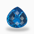 Buy Swiss Blue Topaz Pear Shape 40.4 Carats Stone Size 20X20mm Rose Cut