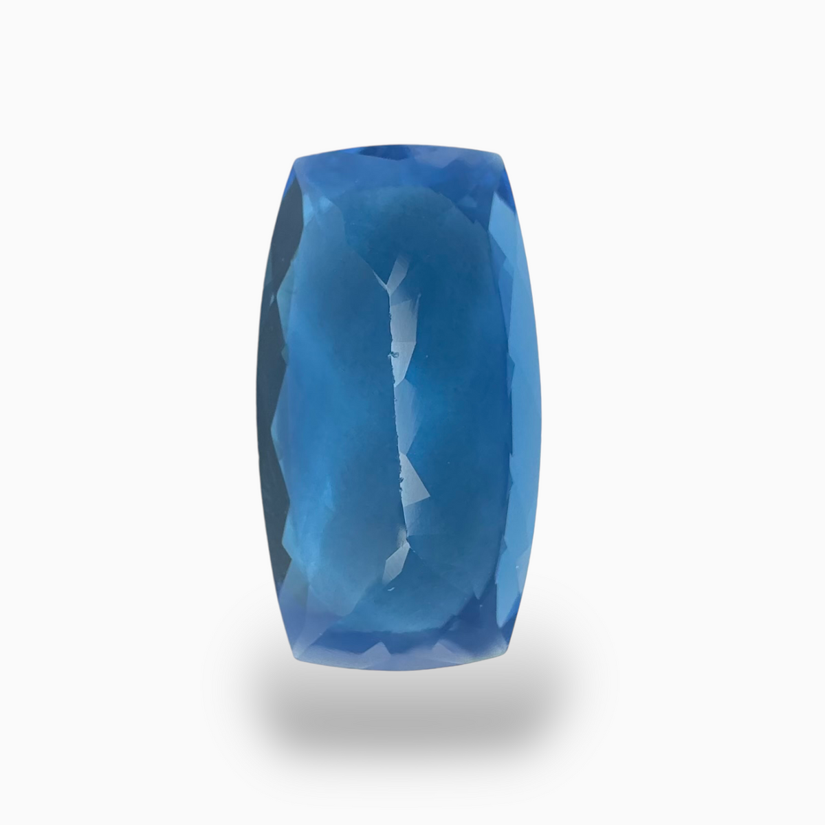 Swiss Blue Topaz Long Cushion Shape 18.03 Carats Stone Size 23.5X13mm