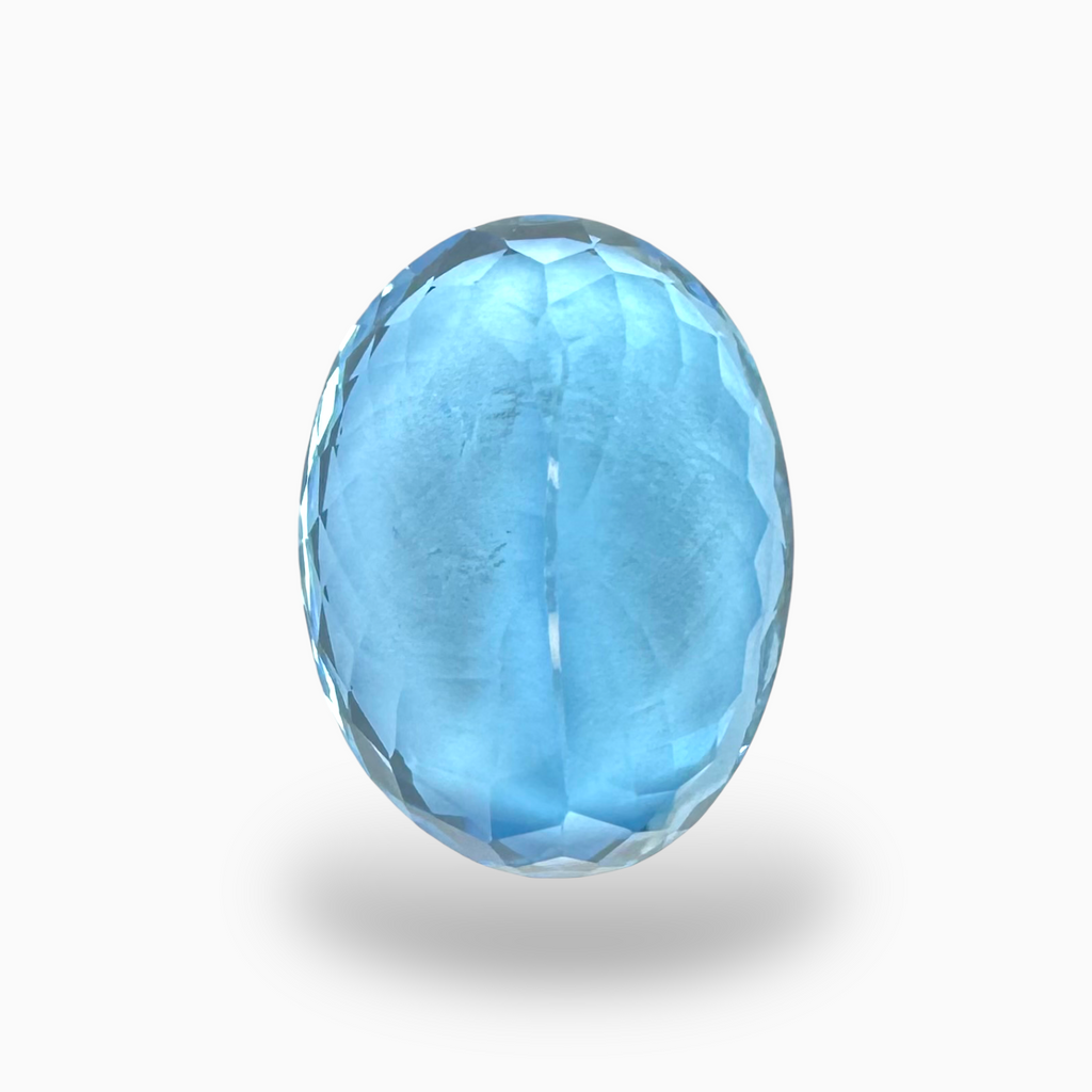 Buy Swiss Blue Topaz 30.35 Carats Oval Shape Size 20.5X15.5mm