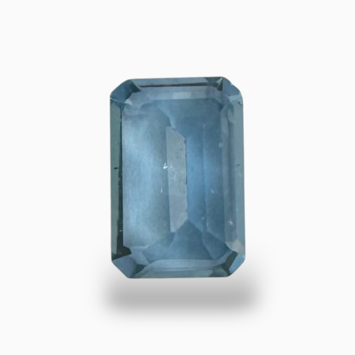Swiss Blue Topaz Deep Sky Blue Color 1.42 Carats Emerald Cut Shape Size 8X6mm