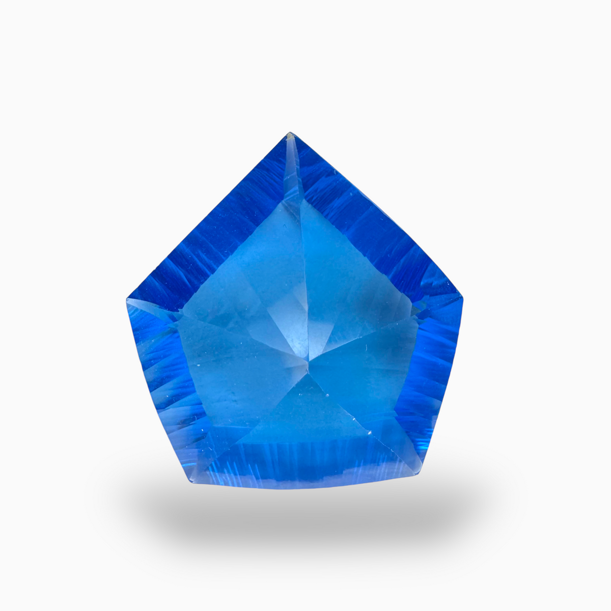 Swiss Blue Topaz Fancy Cut Shape 50.82 Carats Stone Size 28X26mm