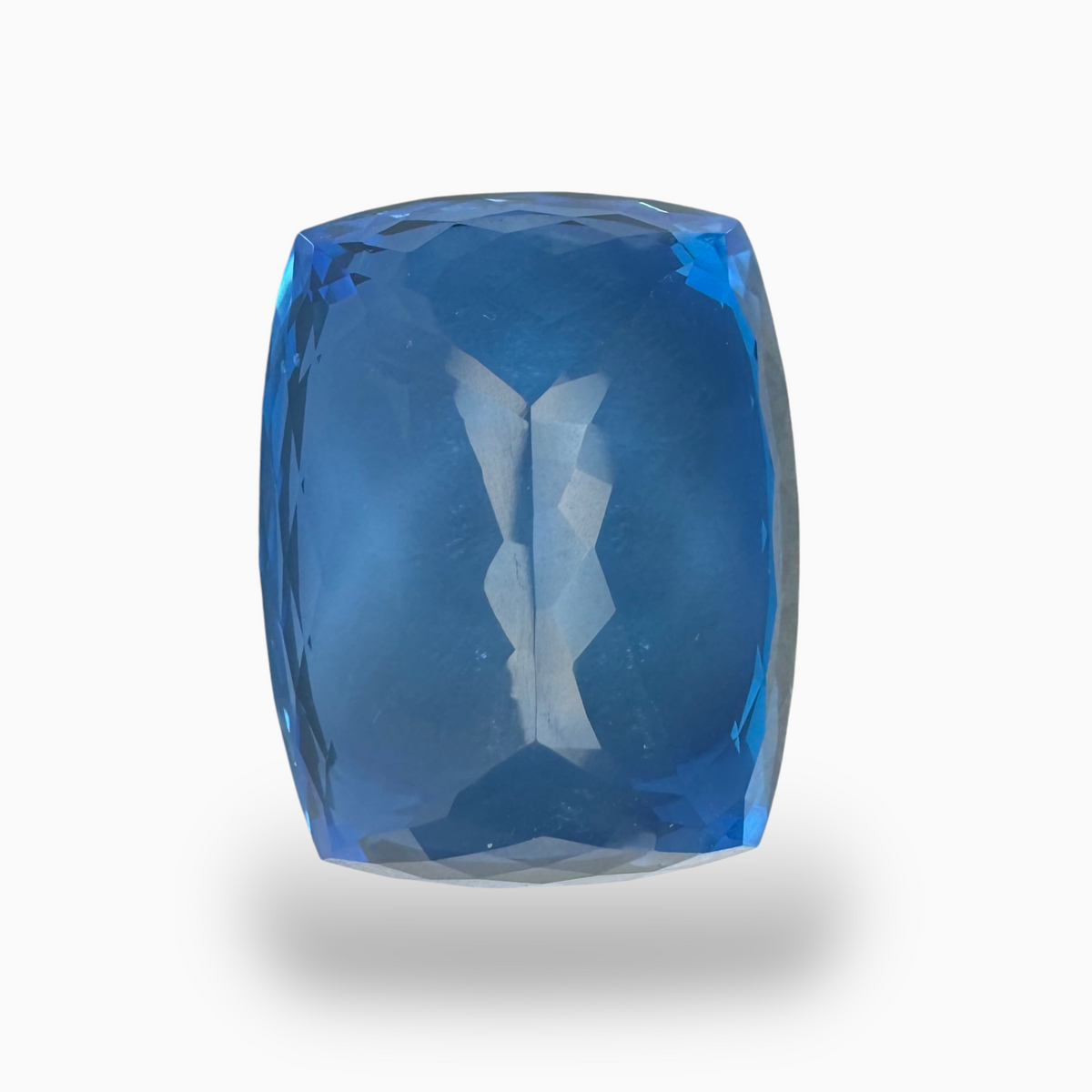 Swiss Blue Topaz Cushion Shape 37.25 Carats Stone Size 22X17mm