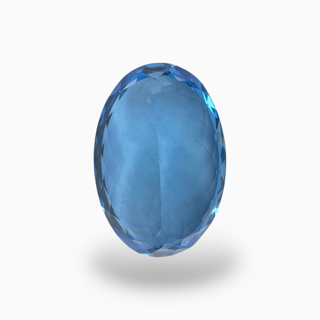Buy Swiss Blue Topaz 21.02 Carats Oval Shape Size 20.8X14.5mm