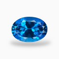 Swiss Blue Topaz Oval Shape 30.12 Carats Stone Size 23X16mm