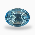 Swiss Blue Topaz 27.56 Carats Oval Fancy Cut Shape Stone Size 22X16mm