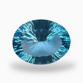 Swiss Blue Topaz 16.86 Carats Oval Fancy Cut Shape Stone Size 18X14mm Laser Cut