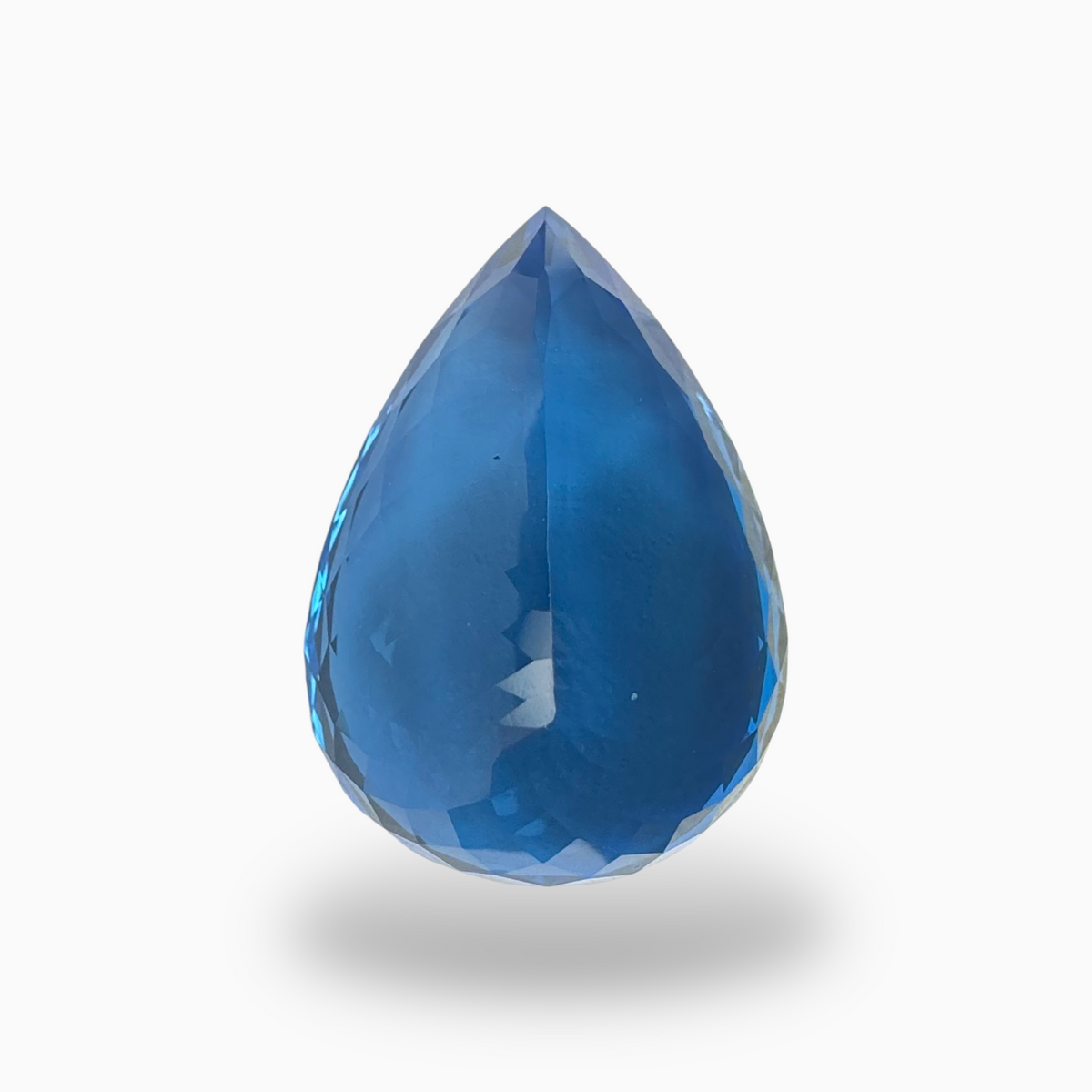 Swiss Blue Topaz Pear Shape 40.70 Carats Stone Size 26X18mm