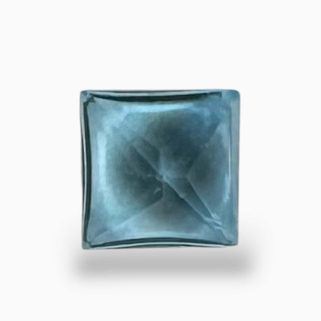 Swiss Blue Topaz 0.38 Carats Princess Cut Shape Size 4X4mm