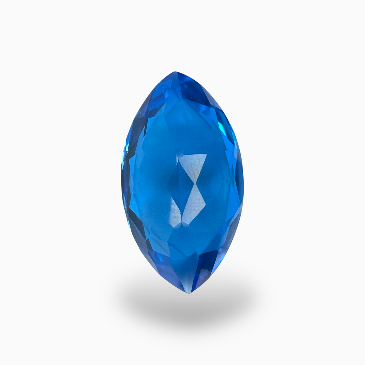 Swiss Blue Topaz Marquise Shape 24.54 Carats Stone Size 27X15mm