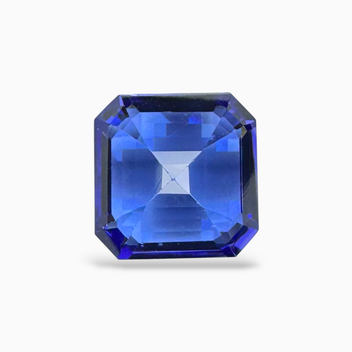 Tanzanite Asscher Cut Stone 6.54 Carats 10.9 X 11 mm