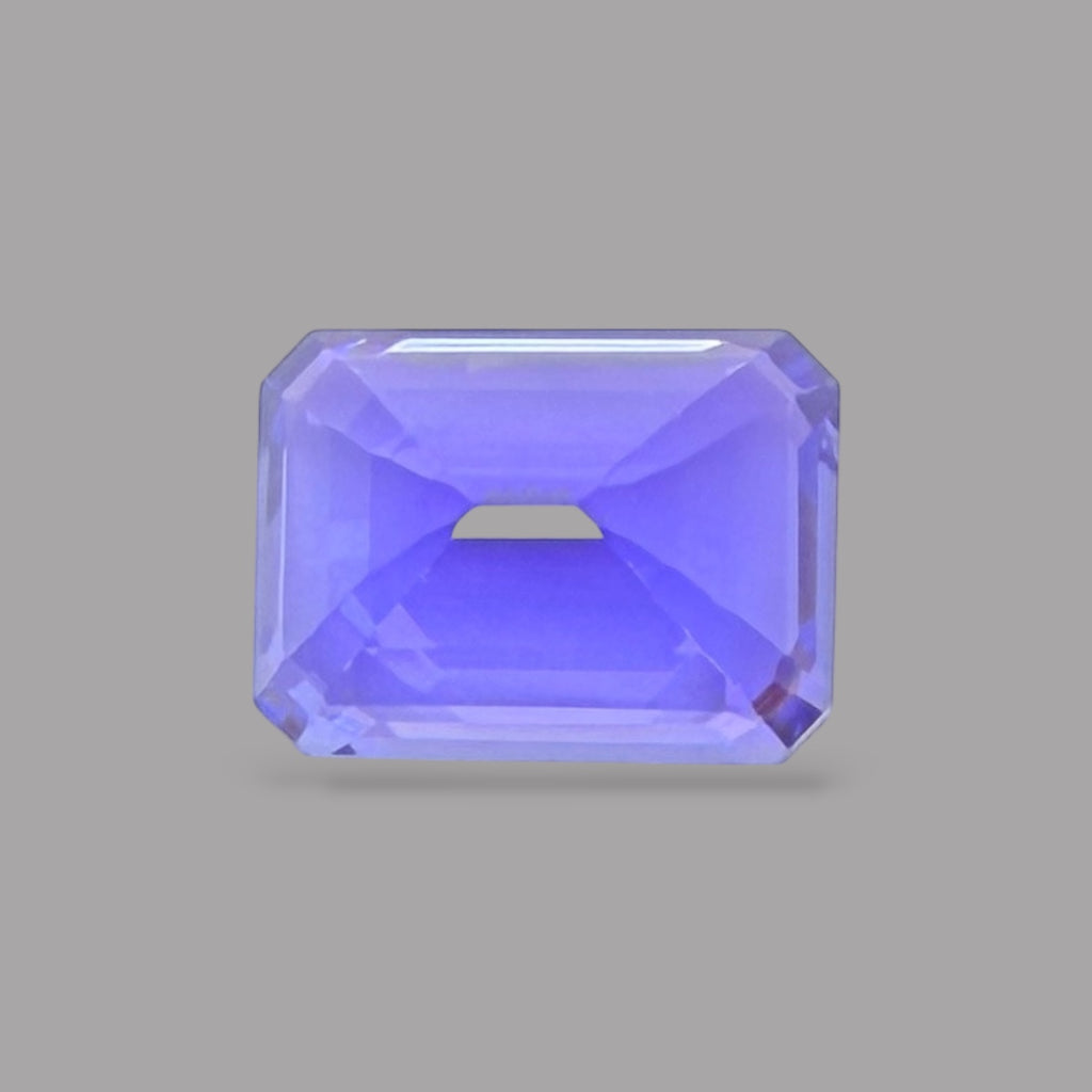 Tanzanite Emerald Cut Stone 1.86 Carats 8 X 6 mm