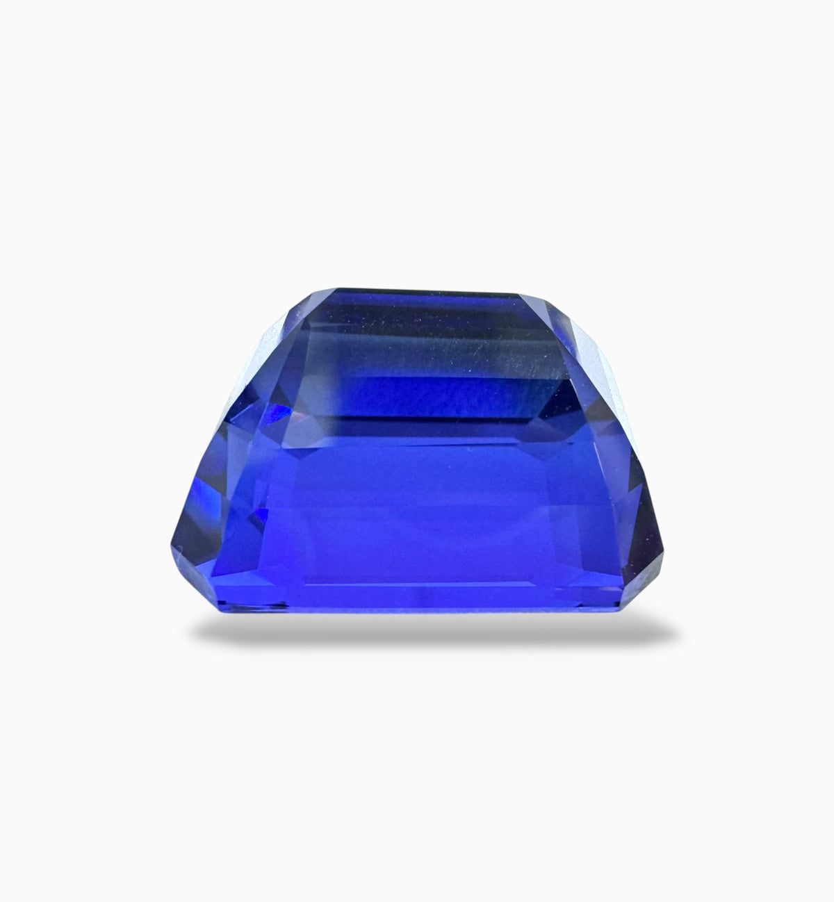 Tanzanite Emerald Cut Stone 30.35 Carats 18.6 X 15.9 mm