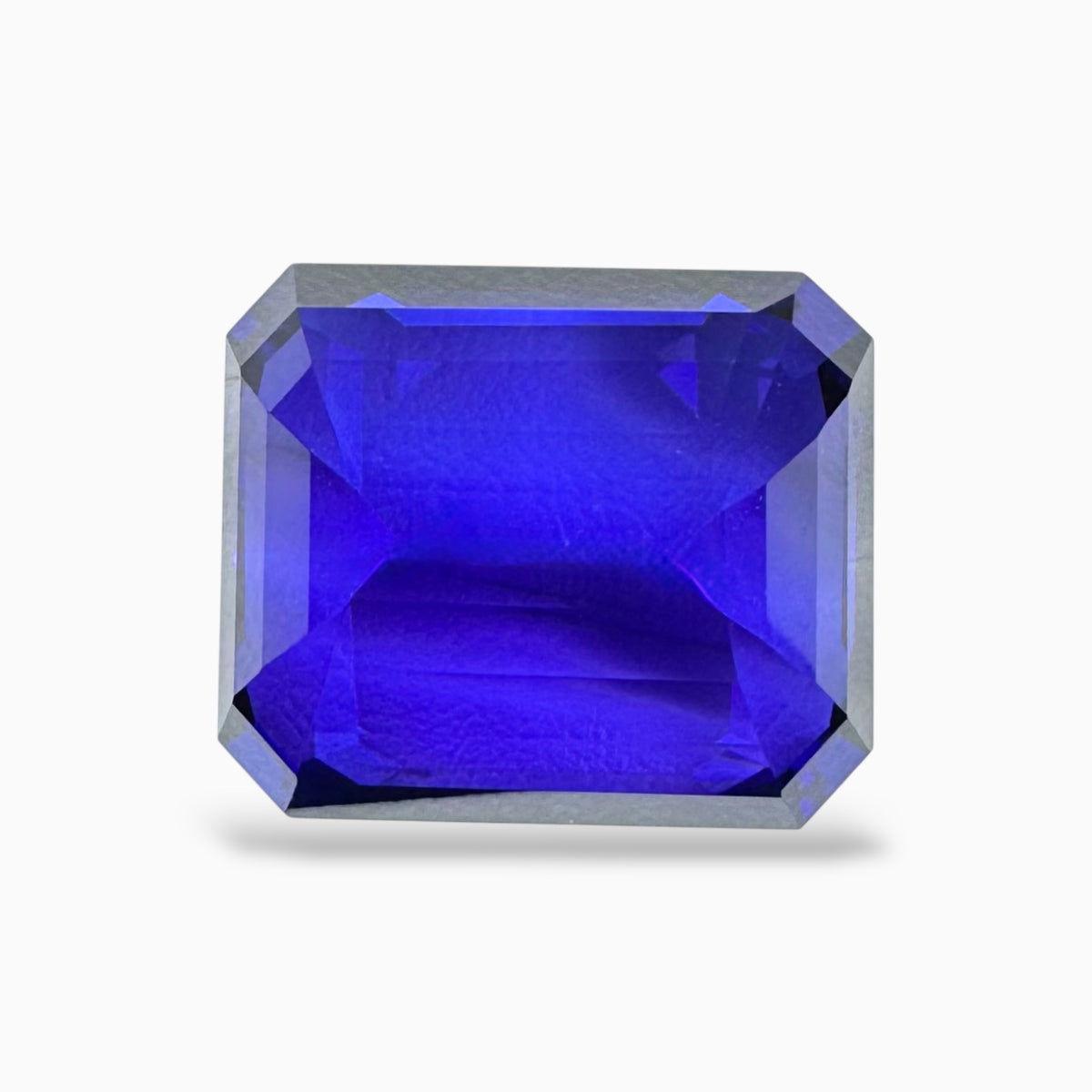 Tanzanite Emerald Cut Stone 30.35 Carats 18.6 X 15.9 mm