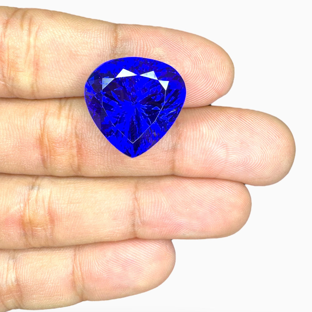 Tanzanite Heart Shape Stone 29.55 Carats 19.8 X 19.7 mm