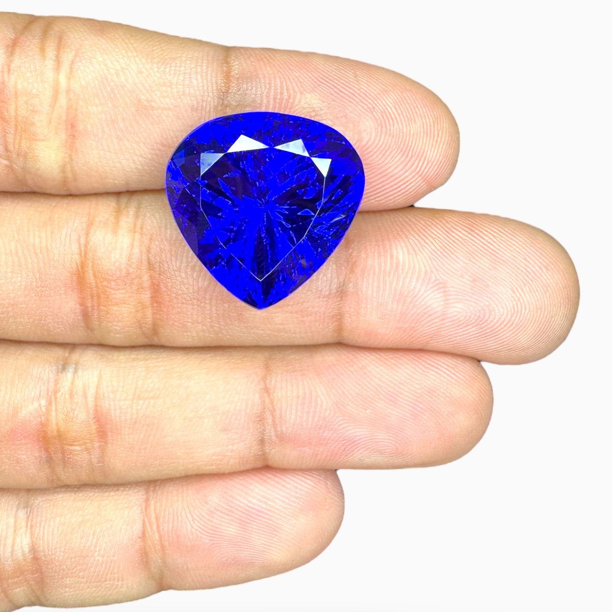 Tanzanite Heart Shape Stone 29.55 Carats 19.8 X 19.7 mm