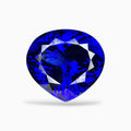 Tanzanite Heart Stone 38.69 Carats 20.4 X 21.9 mm