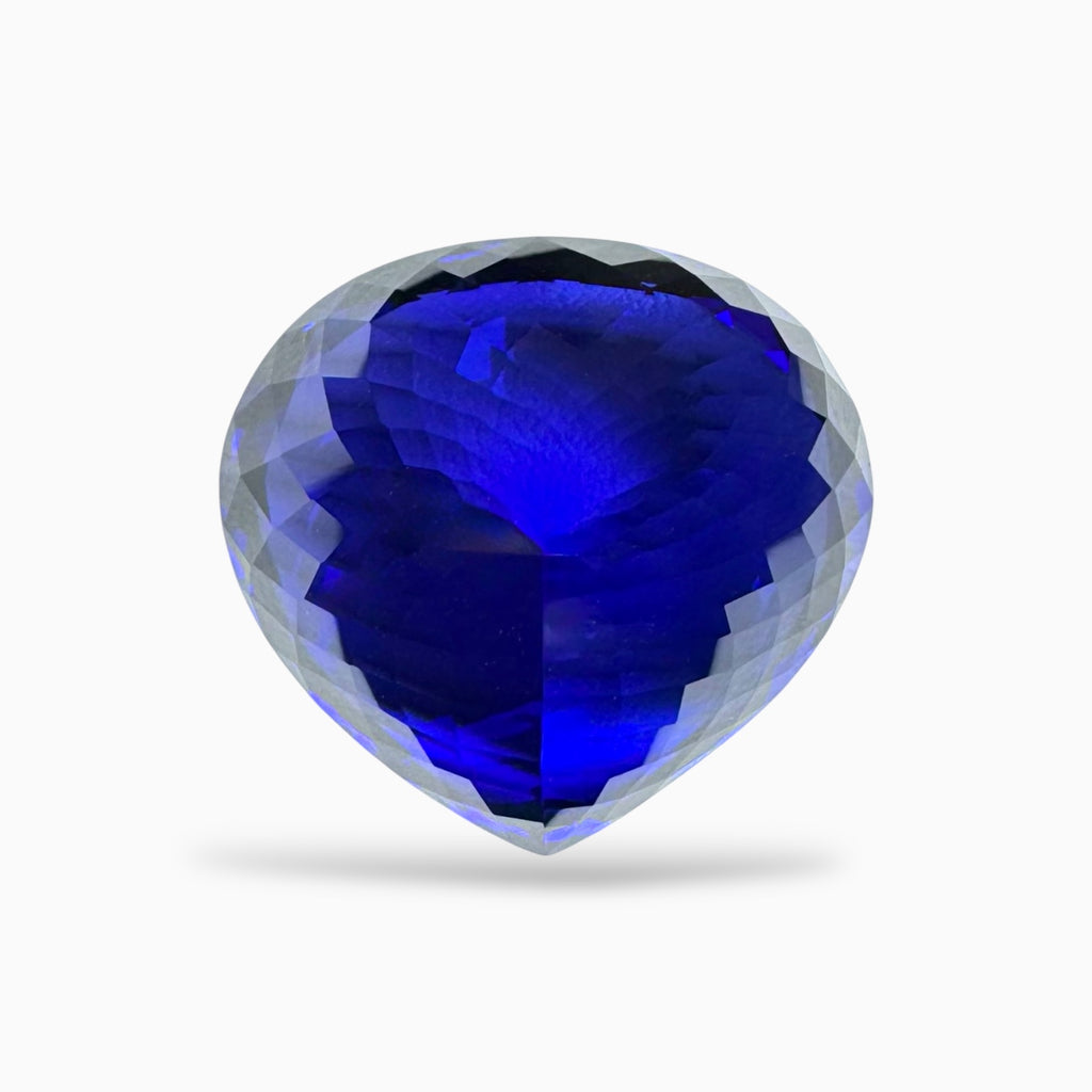 Tanzanite Heart Stone 38.69 Carats 20.4 X 21.9 mm