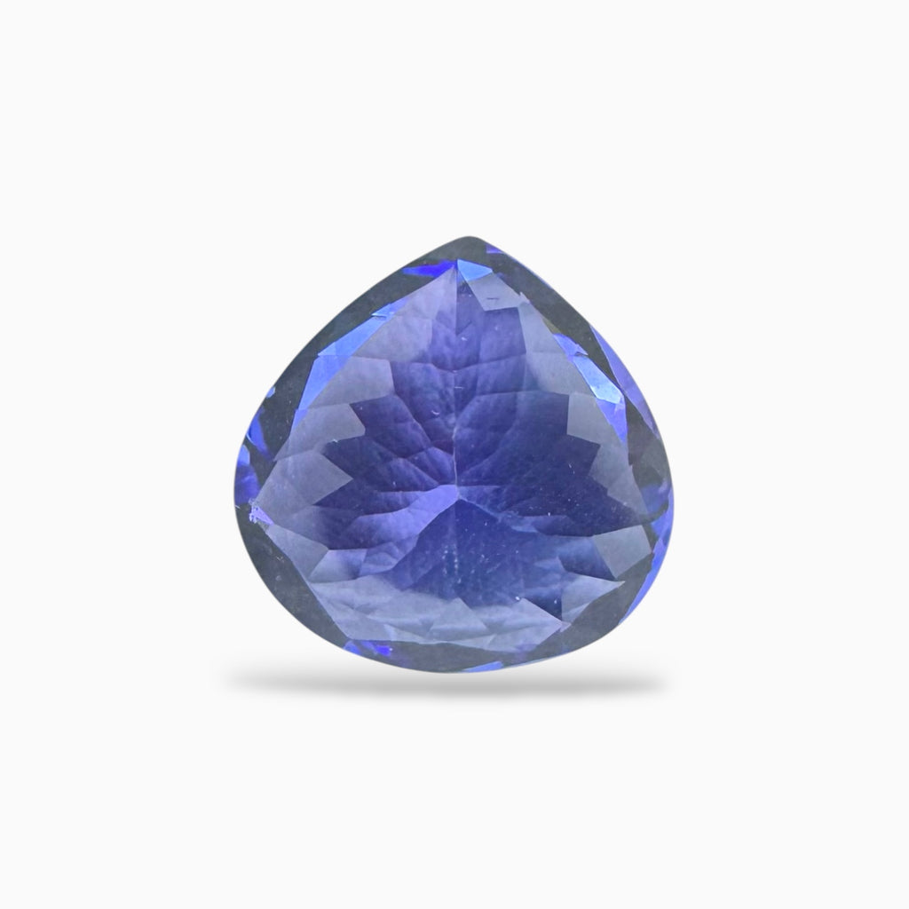 Tanzanite Heart Stone 5 Carats 11.1 X 11.2 mm