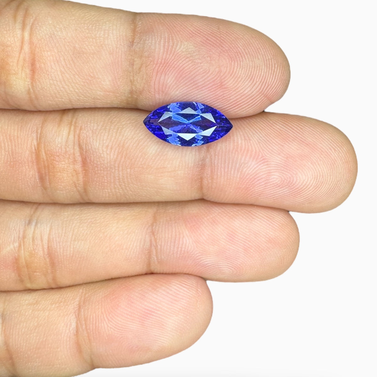 Tanzanite Marquise Stone 3.17 Carats 15.2 X 7.6 mm