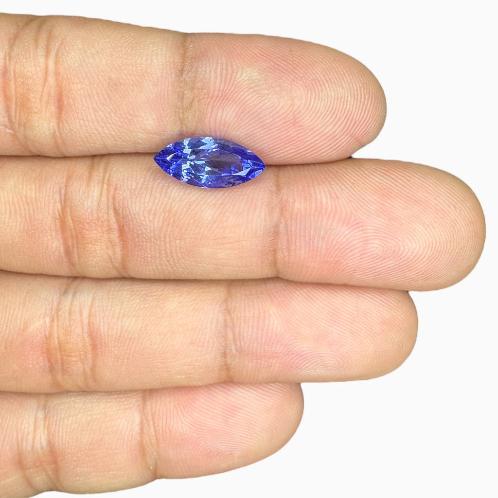 Tanzanite Marquise Stone 2.99 Carats 14.8 X 6.7 mm