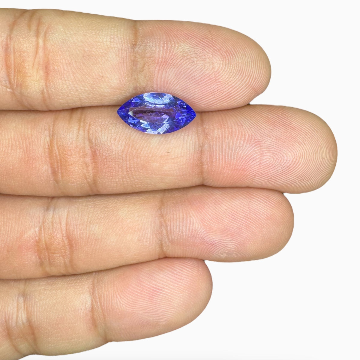 Tanzanite Marquise Stone 3.58 Carats 15.1 X 7.9 mm