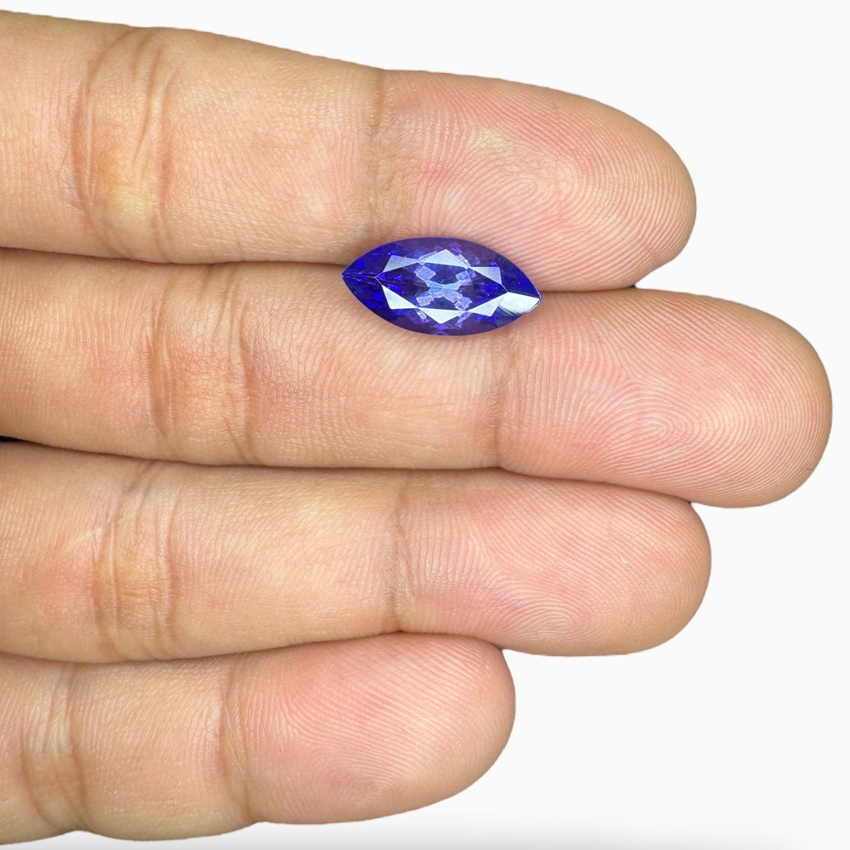 Tanzanite Marquise Stone 4.32 Carats 16 X 8 mm