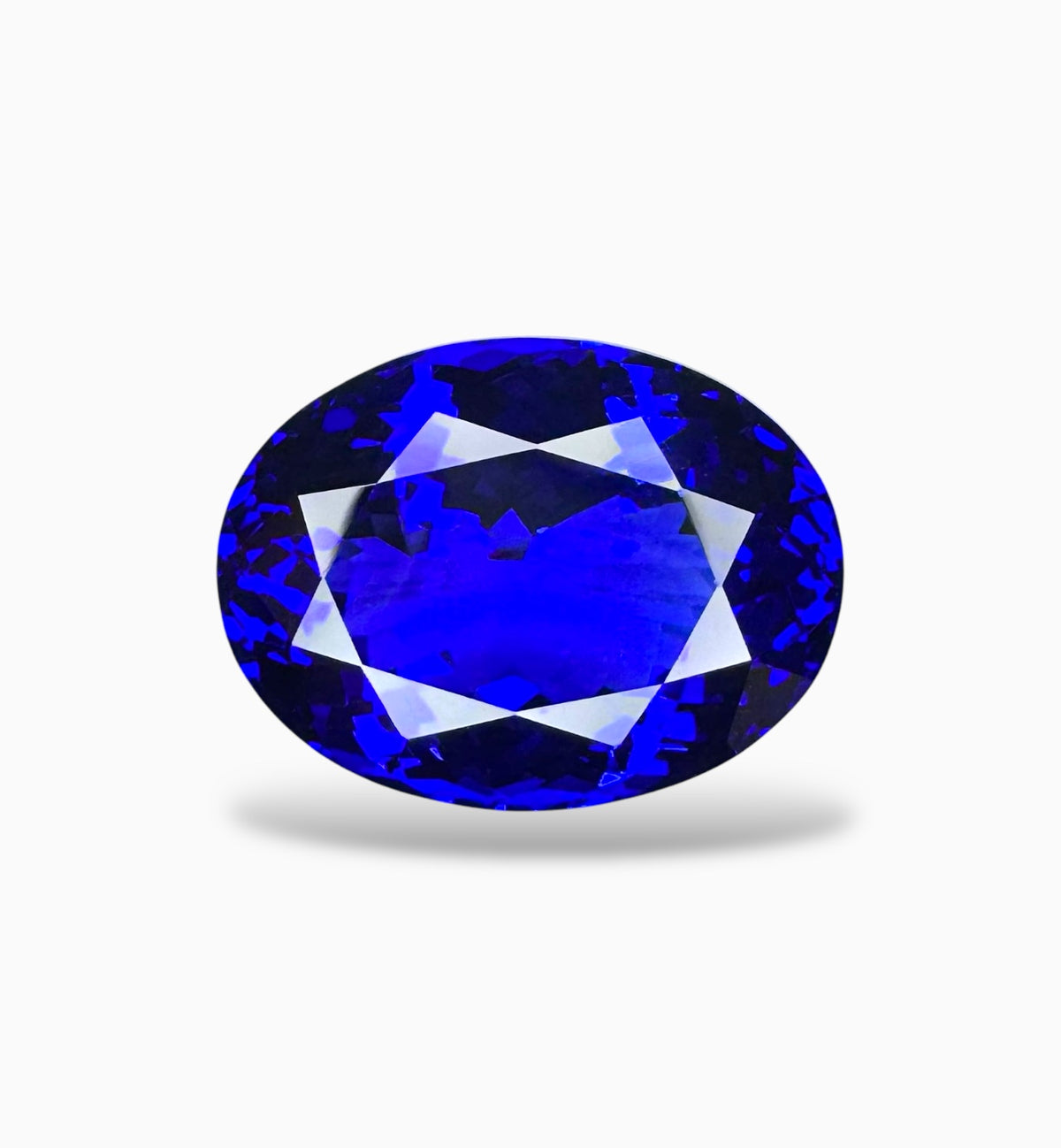 Tanzanite Oval Stone 19.35 Carats 19.2 X 14.4 mm