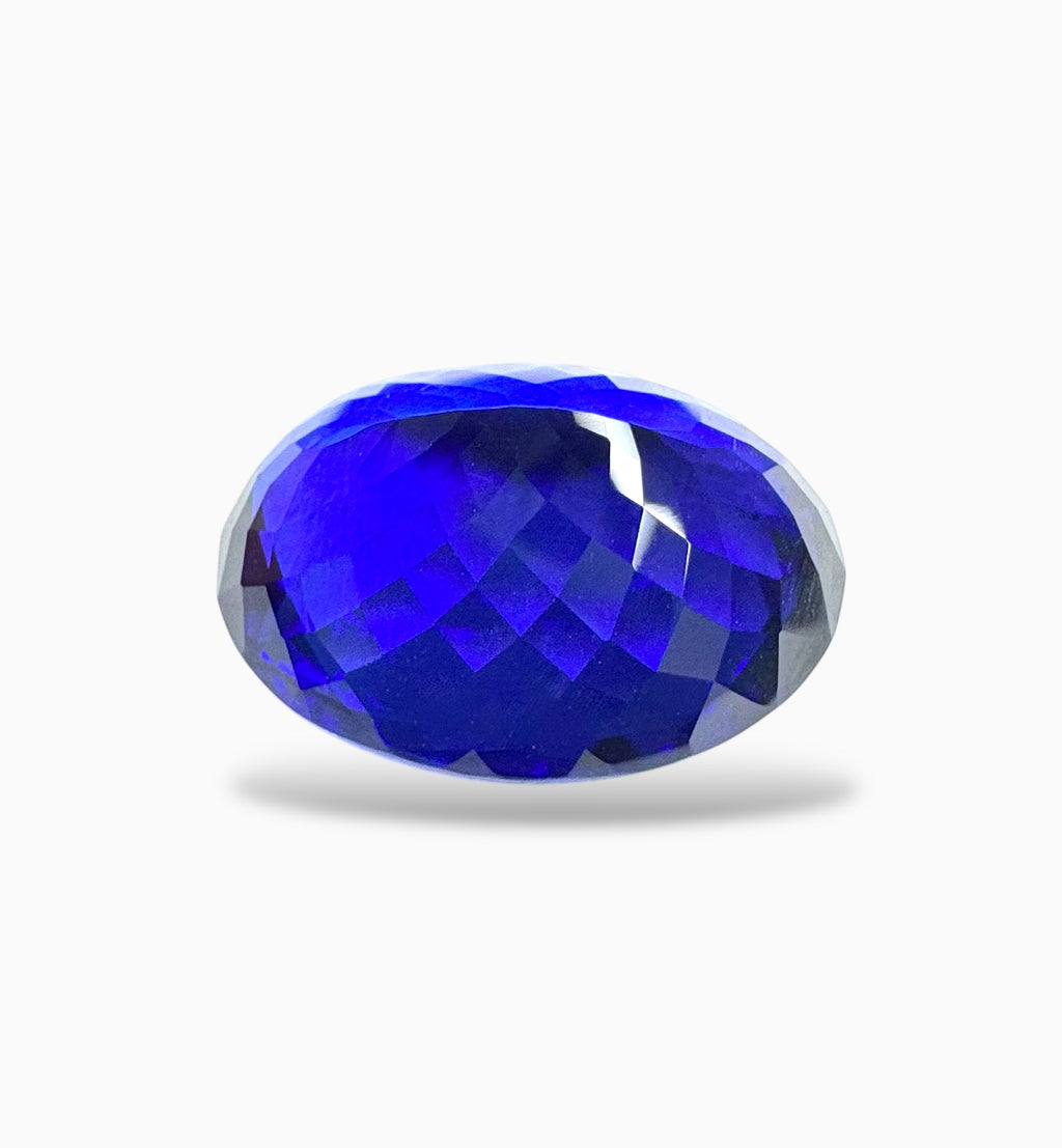 Tanzanite Oval Stone 19.35 Carats 19.2 X 14.4 mm