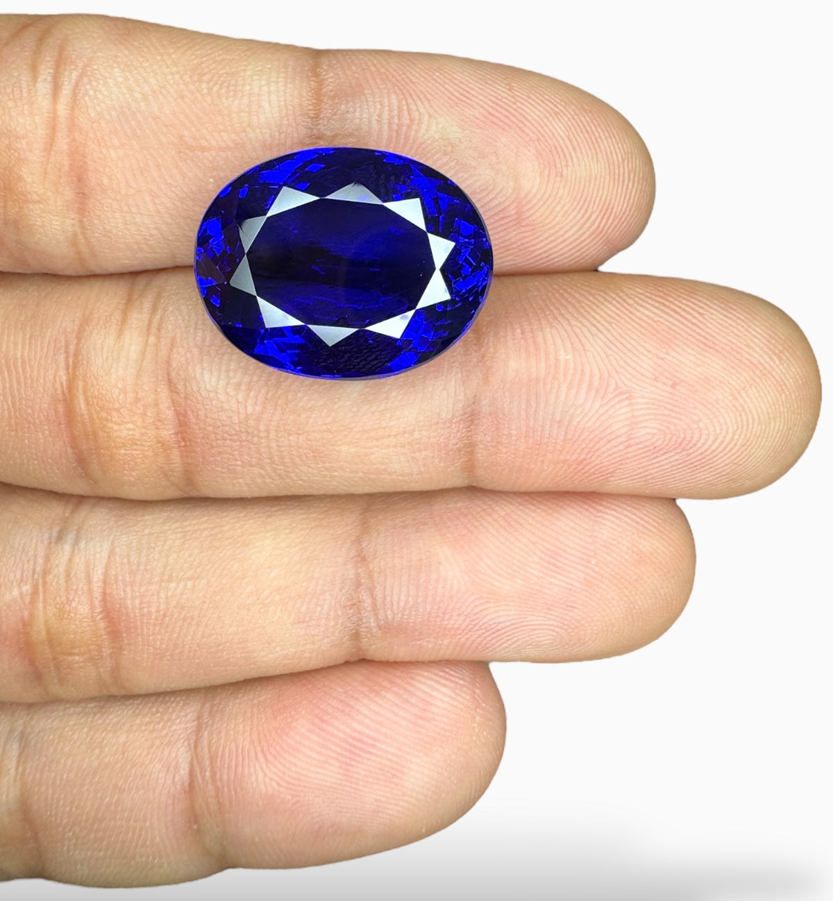 Tanzanite Oval Stone 23.45 Carats 20.4 X 15.7 mm