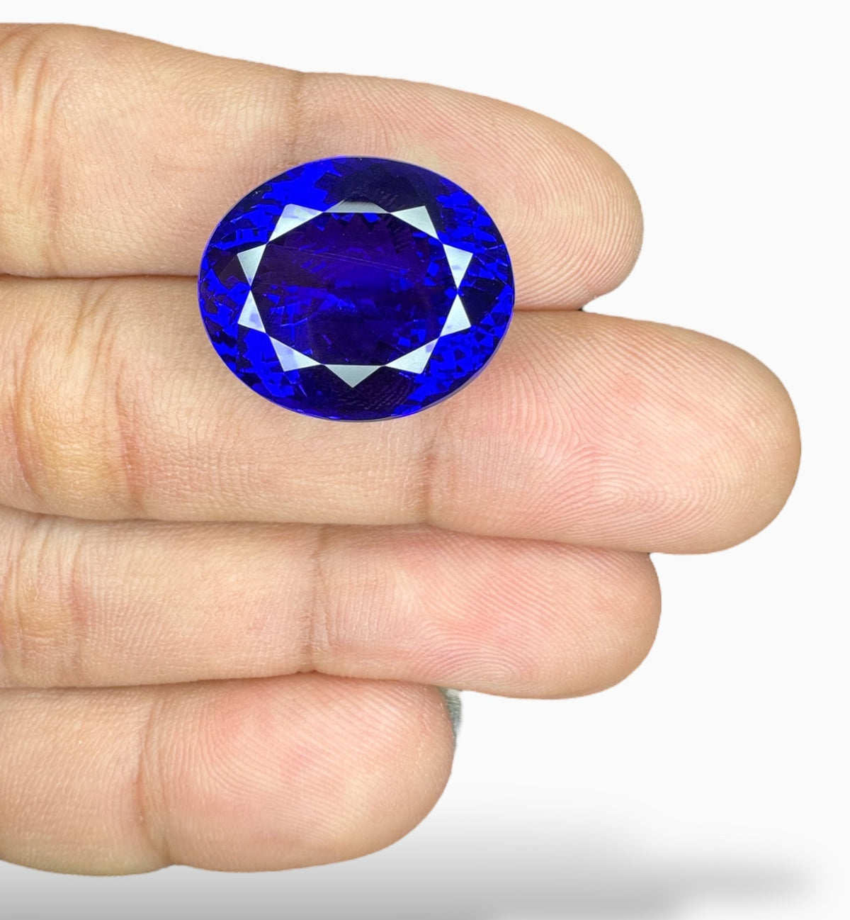 Tanzanite Oval Stone 26.71 Carats 20.5 X 17.2 mm