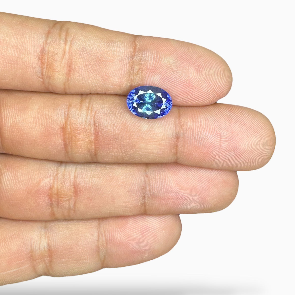 Tanzanite Oval Stone 3.94 Carats 11.5 X 8.4 mm