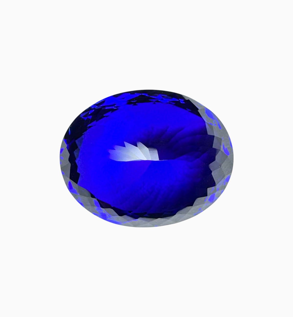 Tanzanite Oval Stone 33.48 Carats 22.3 X 17.6 mm