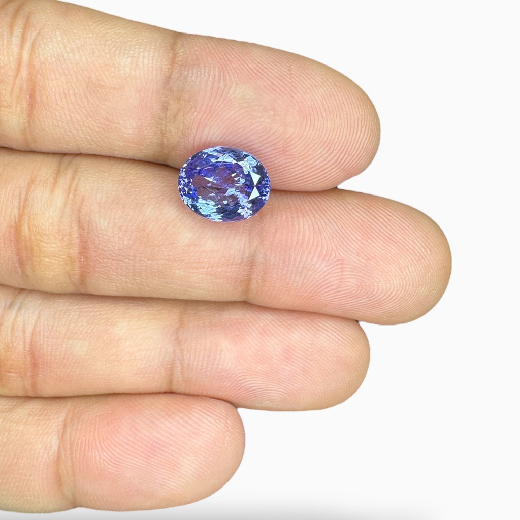 Tanzanite Oval Stone 4.05 Carats 11 X 9 mm