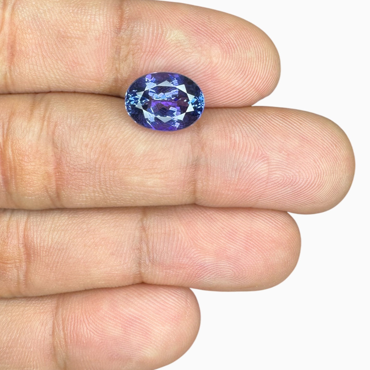 Tanzanite Oval Stone 4.41 Carats 12 X 8.9 mm