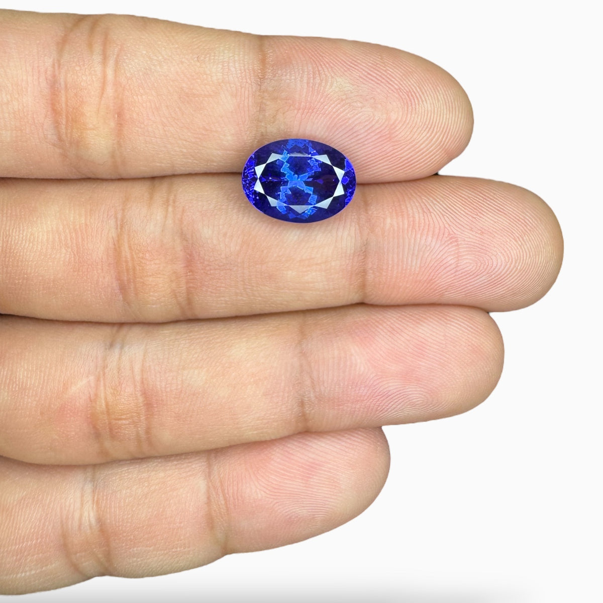 Tanzanite Oval Stone 5.82 Carats 13.3 X 9.7 mm